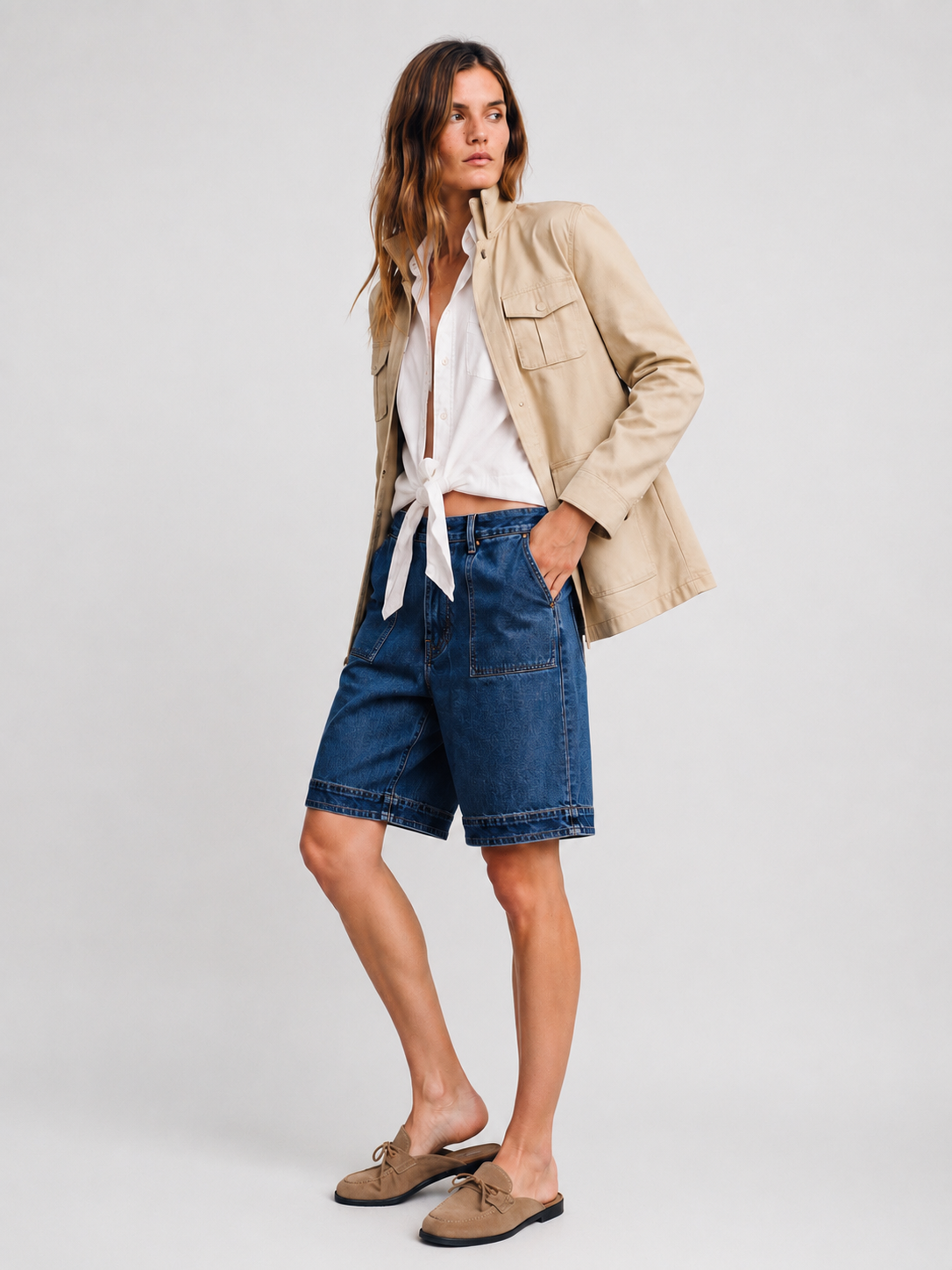 E-shop — Short denim silhouette